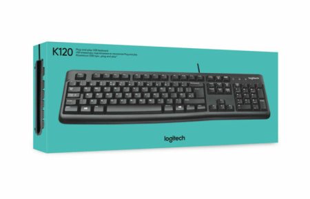 Logitech Keyboard USB K120 - ENU AP (920-002582)